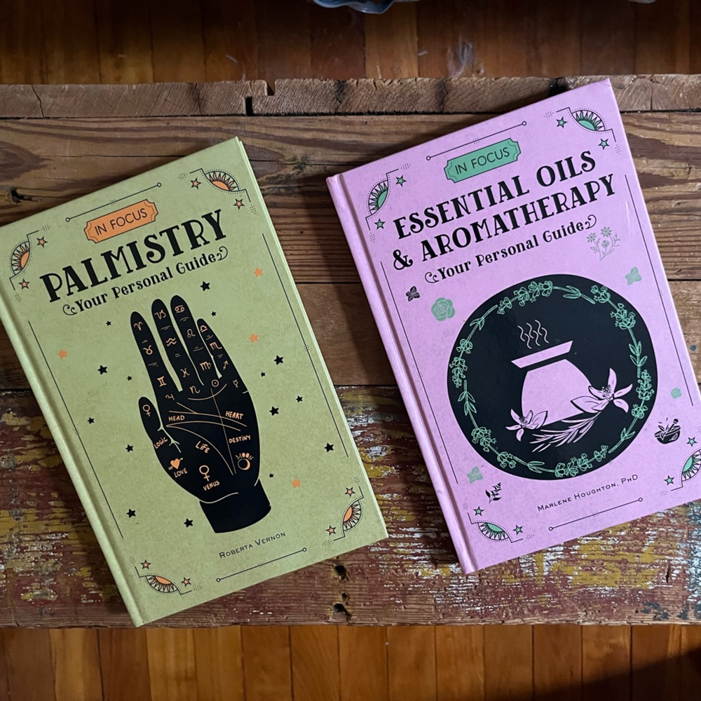 Palmistry and Aromatherapy Guide Books